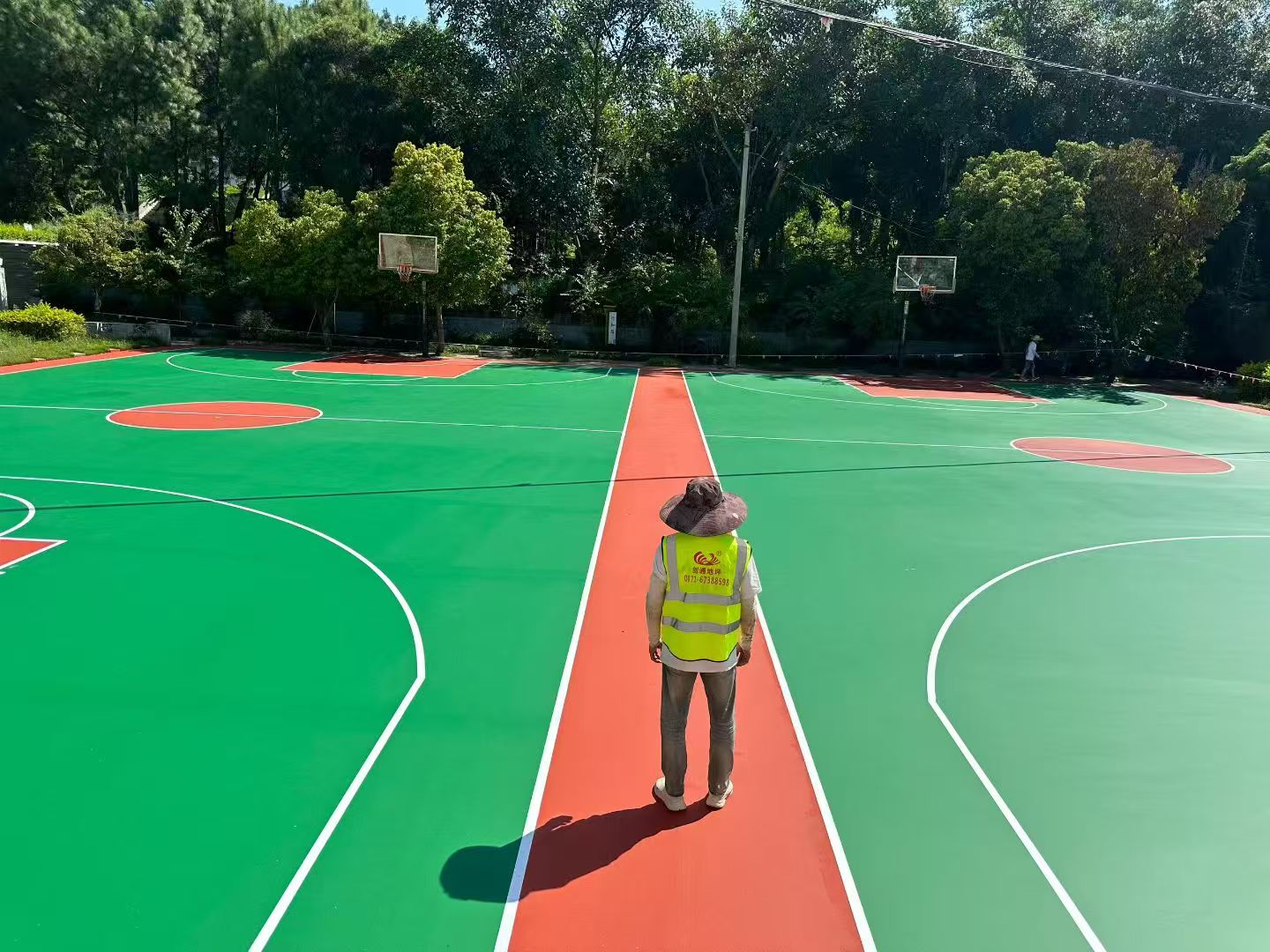 双江沙河中学·硅PU体育球场